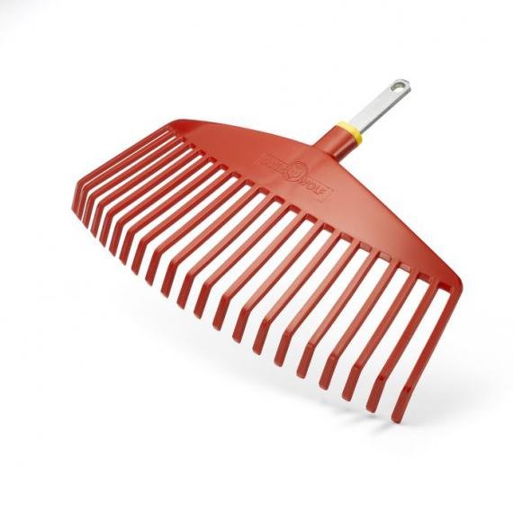 Mivos Balai à Gazon De Jardin En Acier - Mini Râteau Éventail 9 Dents Avec Poignée Ergonomique